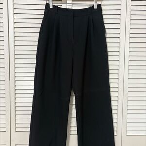 Abercrombie & Fitch Black Wide Leg Pants
